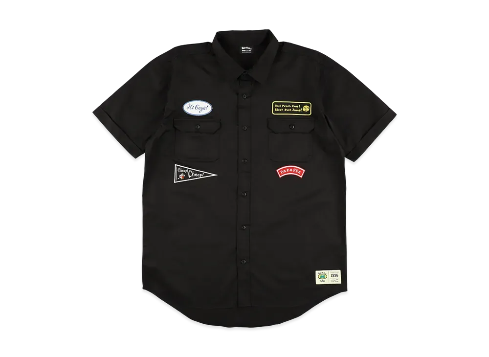 WIND AND SEA x PARAPPA THE RAPPER Work Shirt "Black"