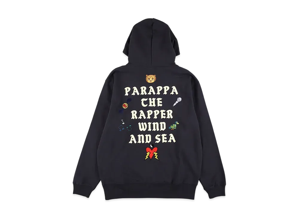 WIND AND SEA x PARAPPA THE RAPPER Hooded Sweatshirt "Navy"