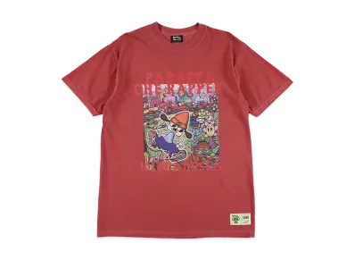 WIND AND SEA x PARAPPA THE RAPPER S/S Vintage Tee "Red"