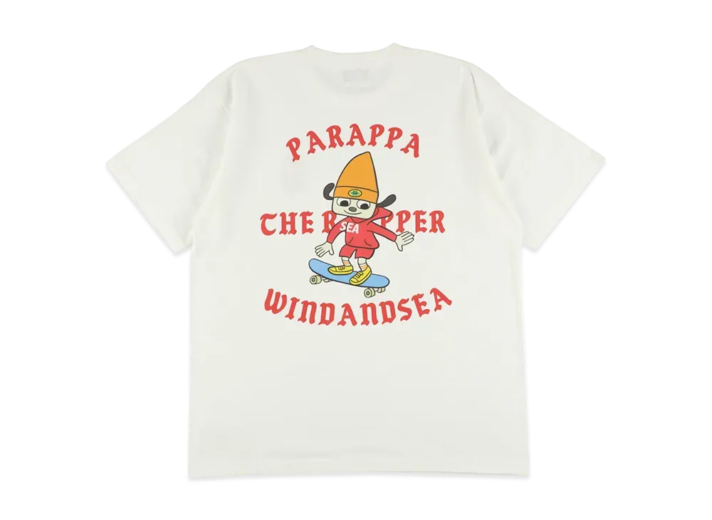 PARAPPA x DE LA SOUL x WDS LOGO L/S TEE – WIND AND SEA PARAPPA x