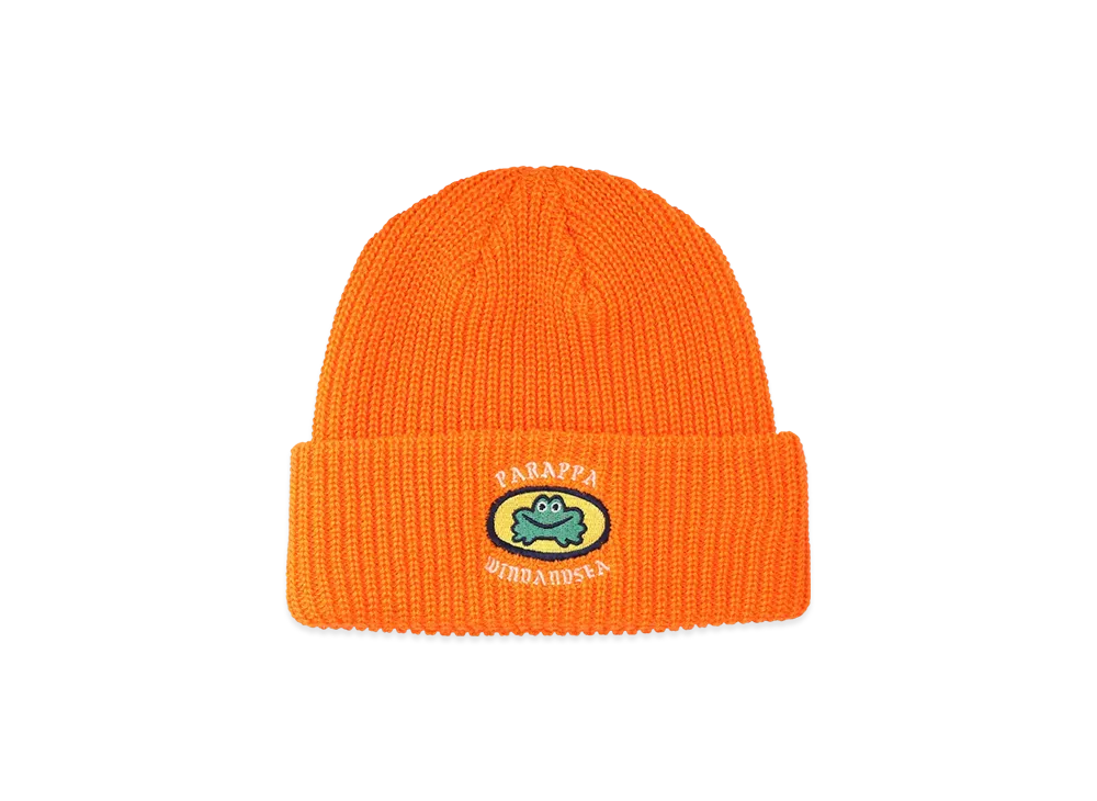 WIND AND SEA x PARAPPA THE RAPPER Knit Cap "Orange"