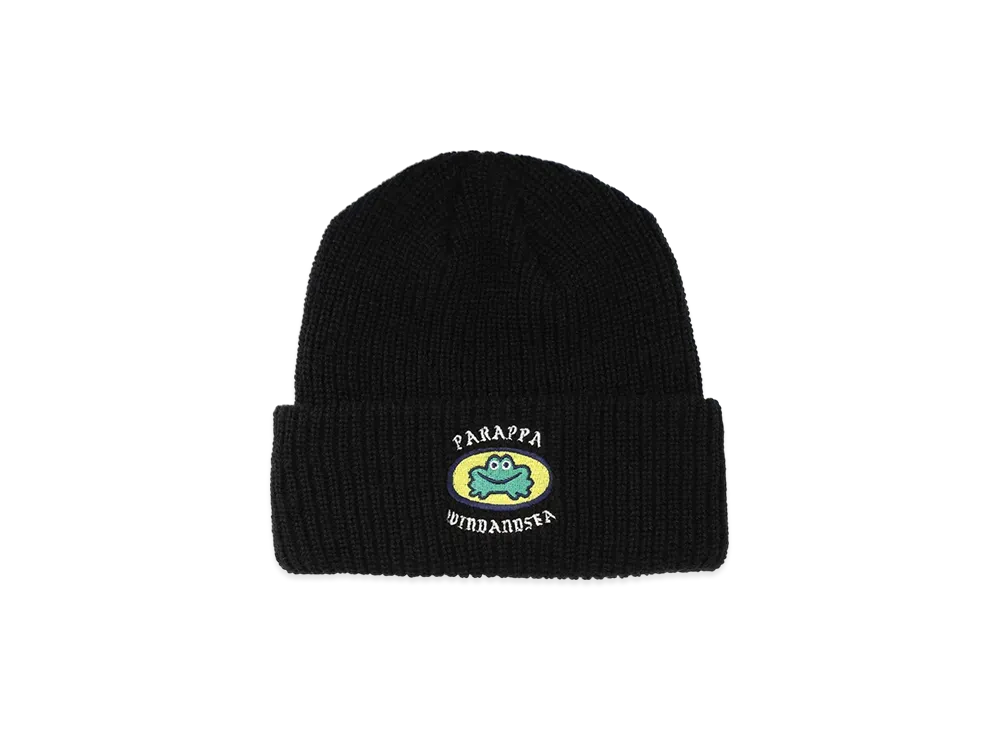 WIND AND SEA x PARAPPA THE RAPPER Knit Cap "Black"