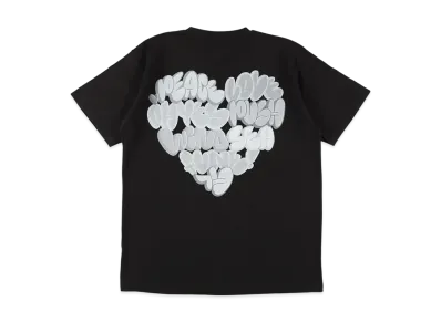 WIND AND SEA x Martin Whatson Recycled Fishing Net Nylon Heart S/S Tee "Black"