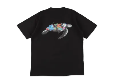 WIND AND SEA x Martin Whatson Recycled Fishing Net Nylon Logo S/S Tee "Black"