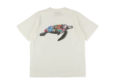 WIND AND SEA x Martin Whatson Recycled Fishing Net Nylon Logo S/S Tee "White"