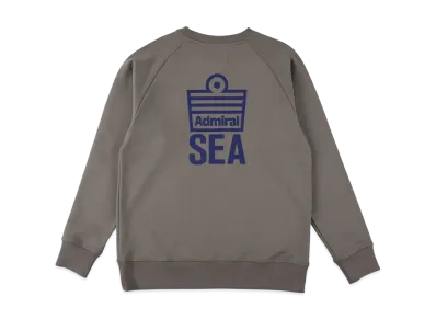 WIND AND SEA x Admiral Crewneck Sweatshirt "Gray"