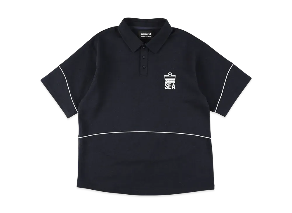 WIND AND SEA x Admiral Football Jersy Polo "Navy"