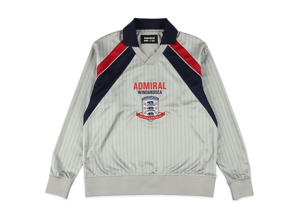 WIND AND SEA x Admiral L/S Polo "Gray"