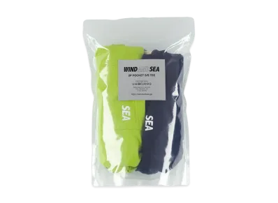 WIND AND SEA ESS 2P Pocket S/S Tee "Lime/Navy"