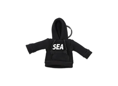 WIND AND SEA Mini Hooded Key Ring "Black"