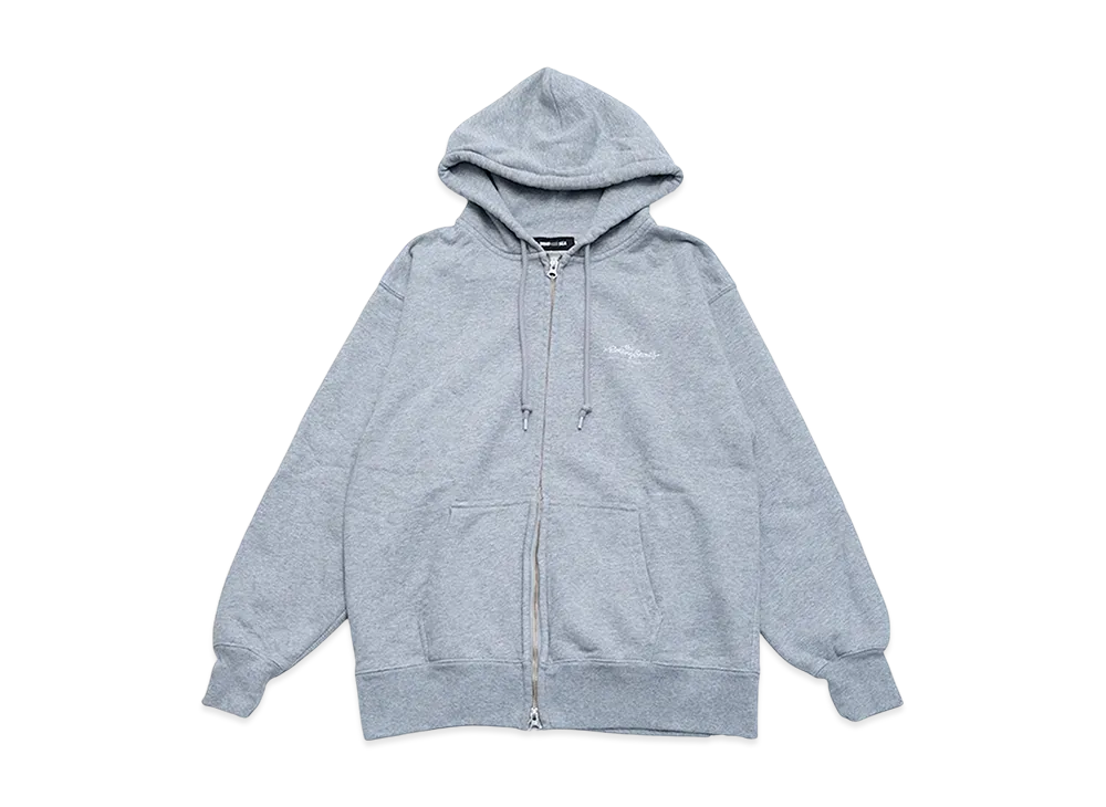 WIND AND SEA x The Rolling Stones Rhine Stones Zip Up Hooded Sweatshirt "Gray"