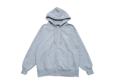 WIND AND SEA x The Rolling Stones Rhine Stones Zip Up Hooded Sweatshirt "Gray"