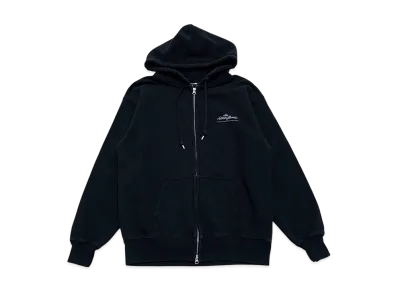 WIND AND SEA x The Rolling Stones Rhine Stones Zip Up Hooded Sweatshirt "Black"