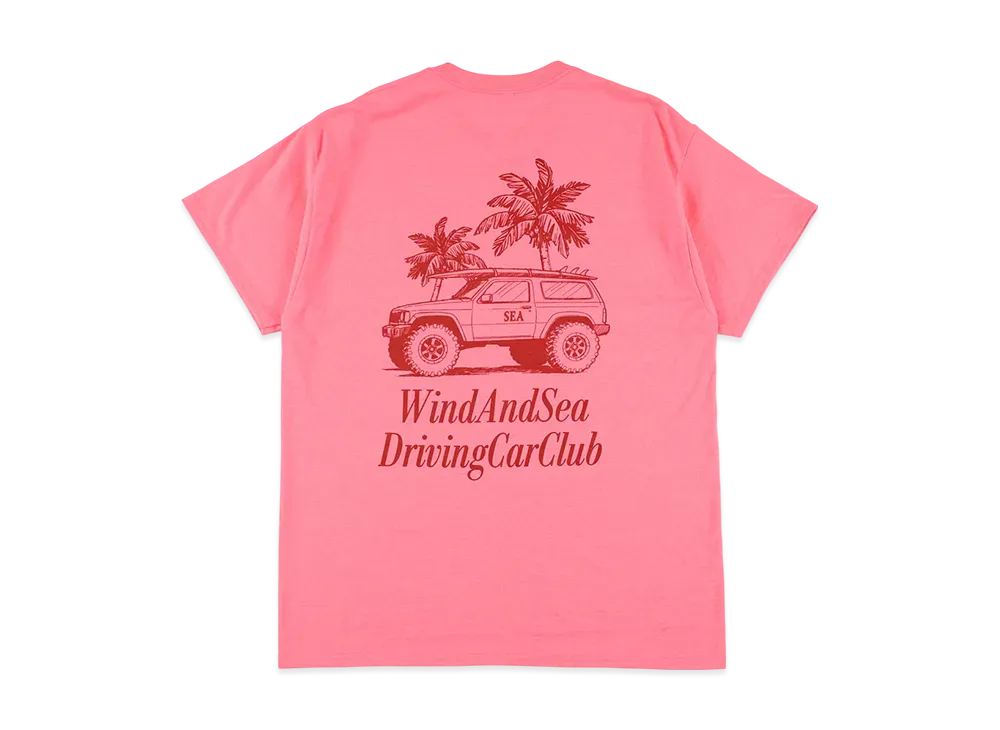 WIND AND SEA Driving Car Club S/S Tee "Pink"