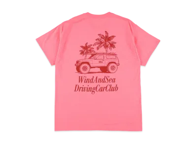 WIND AND SEA Driving Car Club S/S Tee "Pink"
