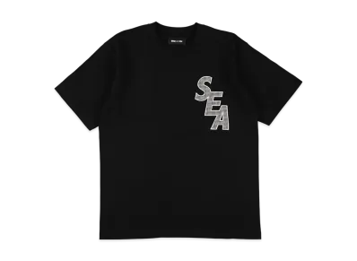 WIND AND SEA Logo Stitch S/S Tee "Black"