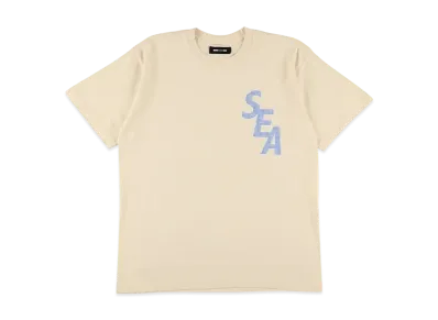 WIND AND SEA Logo Stitch S/S Tee "Ivory"