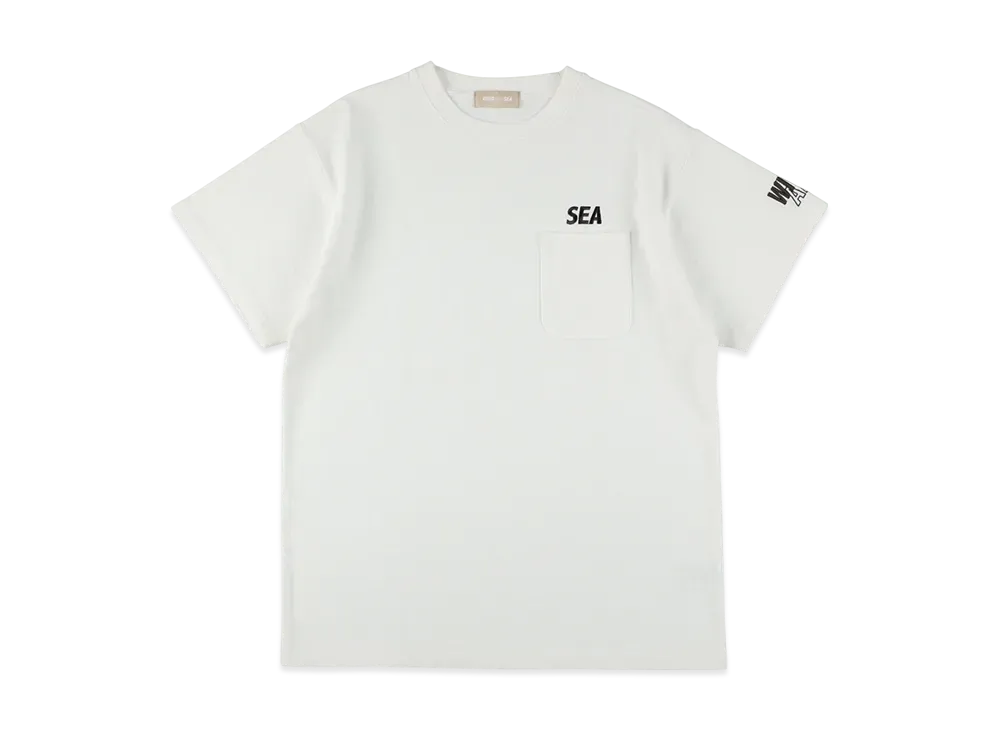 WIND AND SEA Pigment Pocket Tee "Ivory"