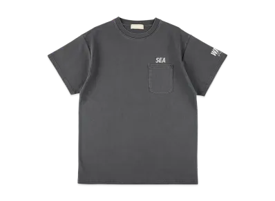 WIND AND SEA Pigment Pocket Tee "Black"