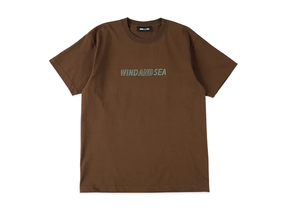 WIND AND SEA Rhinestone S/S Tee "Brown"
