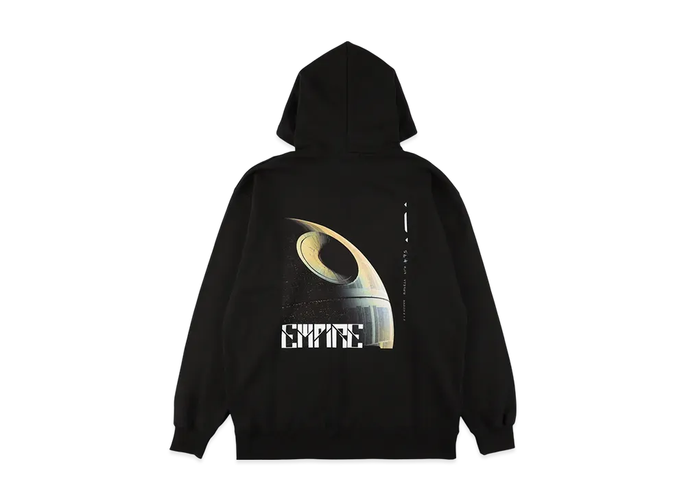 WIND AND SEA x STAR WARS Death Star Hoodie "DeepBlack"