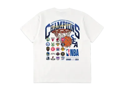 WIND AND SEA x NBA Champion Tee "White"