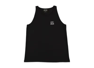 WIND AND SEA x DENHAM Rib Tank top "Black"