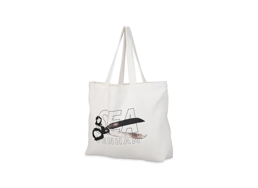 WIND AND SEA x DENHAM Tote Bag Large "White"