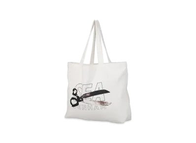 WIND AND SEA x DENHAM Tote Bag Large "White"