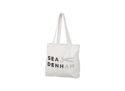 WIND AND SEA x DENHAM Tote Bag Small "White"
