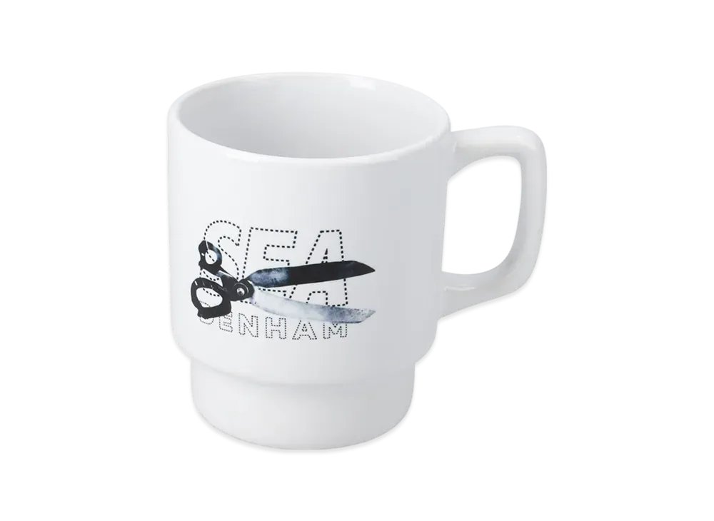 WIND AND SEA x DENHAM Tour Mug Cup "White"