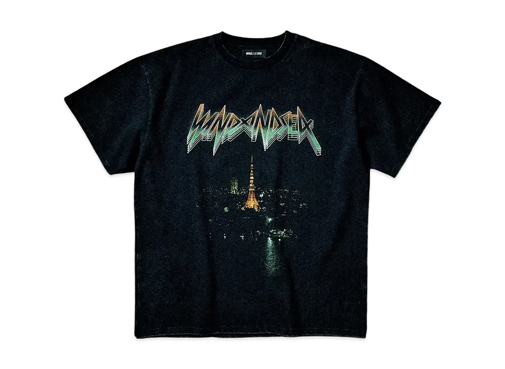 WIND AND SEA BAND World tour Tee (Tokyo) "Black"