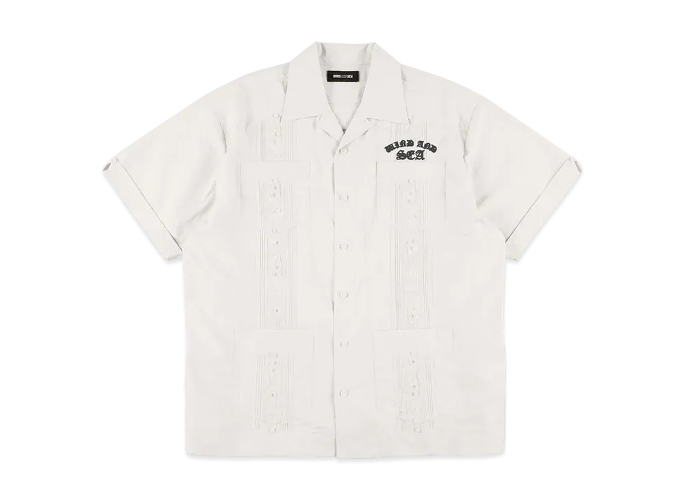 WIND AND SEA Logo Cuba S/S Shirts "LightBeige"