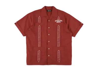 WIND AND SEA Logo Cuba S/S Shirts "Red"