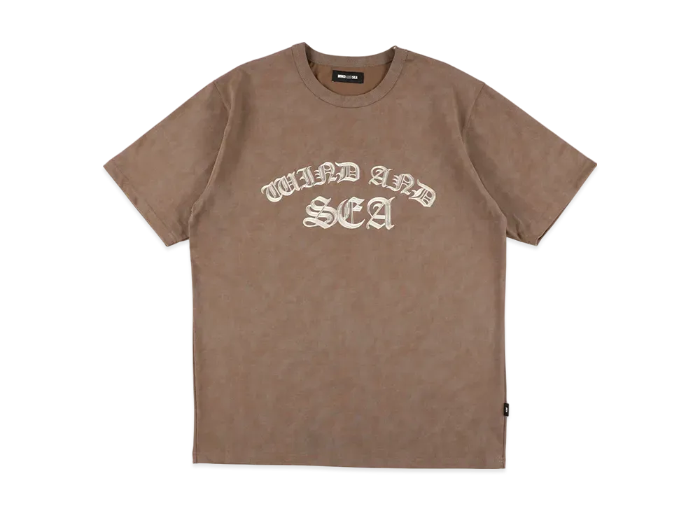 WIND AND SEA Embroidery Logo S/S Tee "DarkBrown"