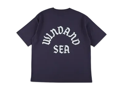 WIND AND SEA Faded Logo S/S Tee "Navy"