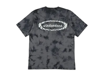WIND AND SEA Crag Logo Print S/S Tee "BlackTiedye"
