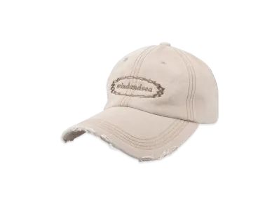WIND AND SEA Damage Logo Cap "Beige"