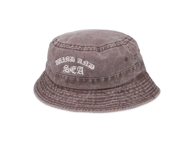 WIND AND SEA Pigment Logo Bucket Hat "Brown"
