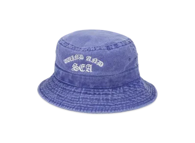 WIND AND SEA Pigment Logo Bucket Hat "Navy"