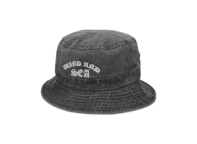 WIND AND SEA Pigment Logo Bucket Hat "Black"