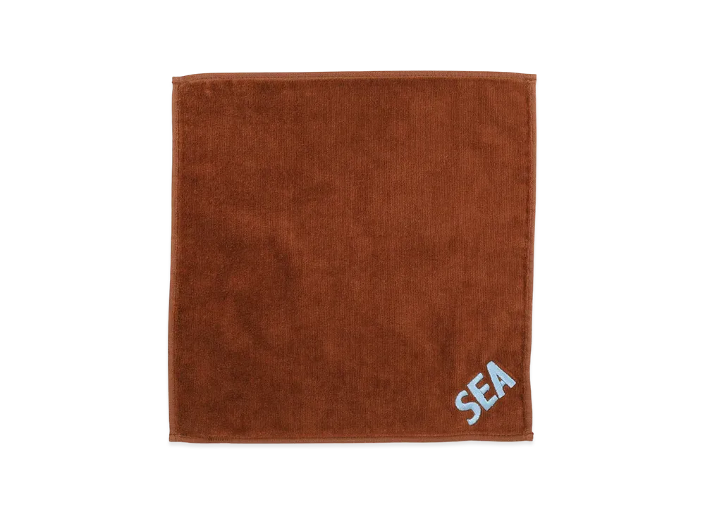 WIND AND SEA Hand Towel "Brown"