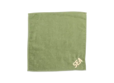 WIND AND SEA Hand Towel "MossGreen"