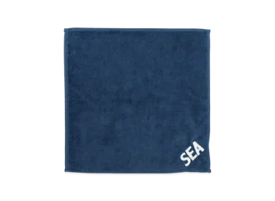 WIND AND SEA Hand Towel "Navy"