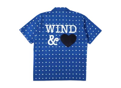 WIND AND SEA Pattern S/S Shirt "Blue"