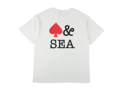 WIND AND SEA Back Logo S/S Tee (Spade) "White"