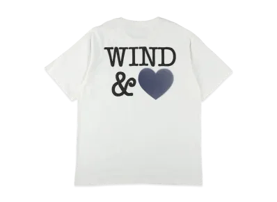 WIND AND SEA Back Logo S/S Tee (Heart) "White"