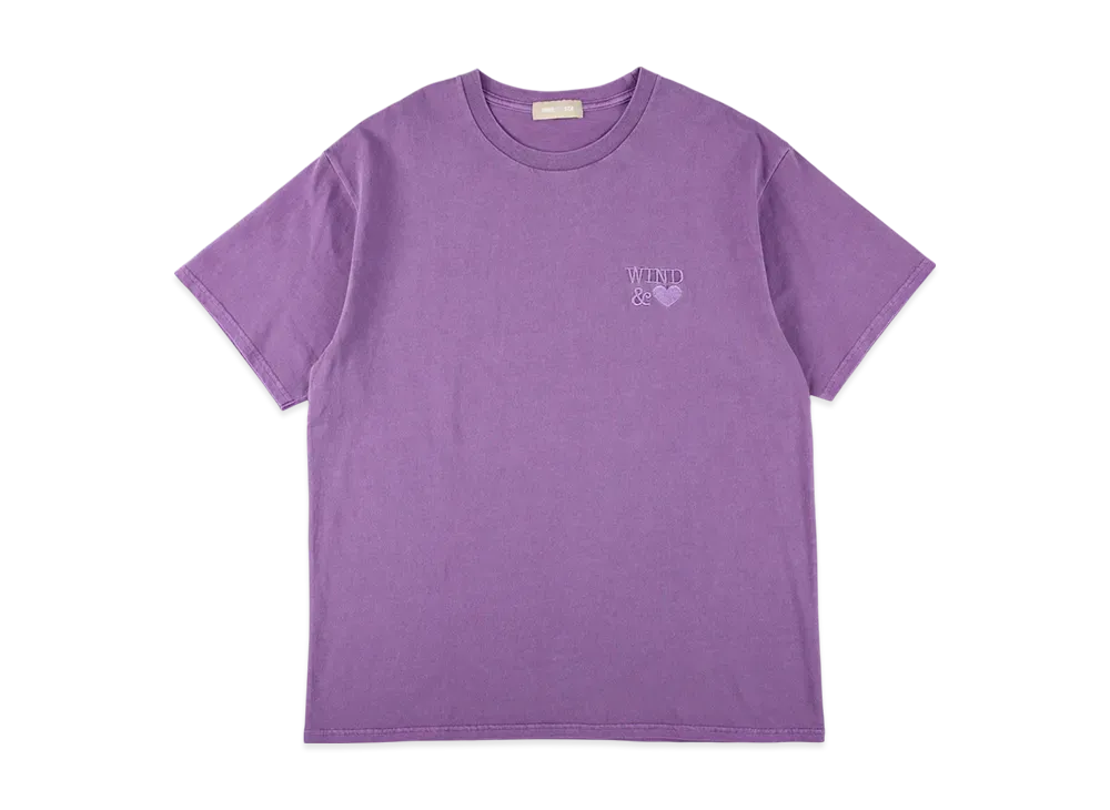 WIND AND SEA HS S/S Tee (Heart) "DPurple"