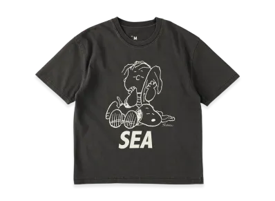 WIND AND SEA x SMOOTHY PGT Snoopy Child Tee "Black"