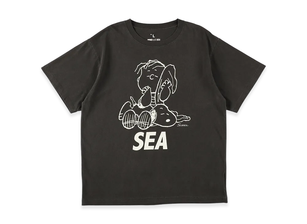 WIND AND SEA x SMOOTHY PGT Snoopy Tee "Black"